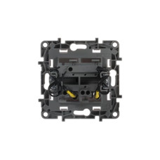 Выключатель двухклавишный с подсветкой, Legrand, 672204, Etika 10 A 250 В белый