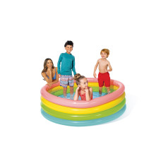 Детский надувной бассейн Sunset Glow 168 х 46 см, INTEX, 56441NP, Винил, 780л., 3+, Многоцветный, Цветная коробка
