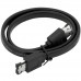 Кабель eSATA to eSATA, Cablexpert CC-ESATA-DATA-6, 0.5м Cable CC-ESATA-DATA, black