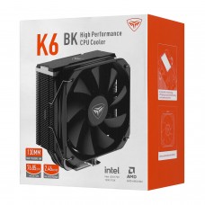 Система охлаждения PCCooler K6 BK, black 