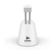Держатель провода мыши, Glorious, Mouse Bungee, G-MB-WHITE, Пластик, Резина, Металл, Нескользящие ножки, Белый