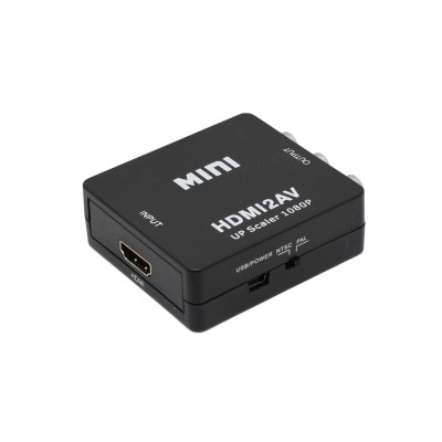 Конвертер HDMI Cablexpert DSC-HDMI-CVBS-001 converter, HDMI -> AV (Composit + Audio (R/L)), USB power