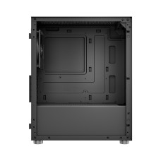 Компьютерный корпус, Aerocool, CS-111-G-BK-v1, Micro ATX/mini-ITX, USB 3.0/2*2.0, HD-Audio+Mic, Кулер 120мм, Высота процессорного кулера 160 мм, Длина VGA до 305мм, 2*3.5"/2*2.5", 387x212x320мм, Без Б/П, Чёрный