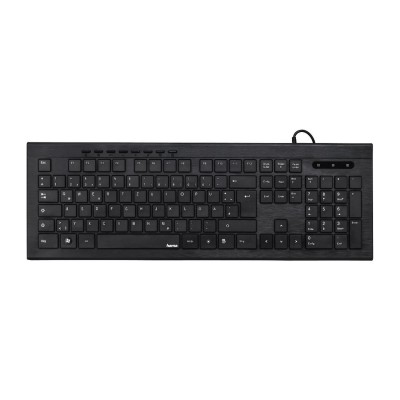 Клавиатура USB, Hama Rossano, R1050419, Черный KeyBoard Anzano 113 keys, Black