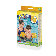 Нарукавники для плавания Wondersplash 25 х 15 см, BESTWAY, 32033, Винил, 3-6 лет, Двухкамерные, Жёлтые, Цветная коробка