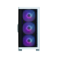 Компьютерный корпус, Zalman, M4 White, Mini Tower, mATX/Mini-ITX, USB 3.02/USB 2.01, HD Audio, 4120мм RGB вентиляторы, Высота процессорного куллера до 157 мм, Длина VGA до 320 мм, Кол-во отсеков 1*3.5"/2*2.5", 385х208х425 мм, Без Б/П, Белый
