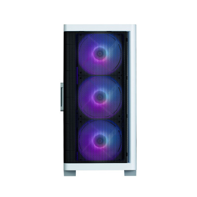 Компьютерный корпус, Zalman, M4 White, Mini Tower, mATX/Mini-ITX, USB 3.02/USB 2.01, HD Audio, 4120мм RGB вентиляторы, Высота процессорного куллера до 157 мм, Длина VGA до 320 мм, Кол-во отсеков 1*3.5"/2*2.5", 385х208х425 мм, Без Б/П, Белый