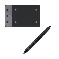 Графический планшет, Huion, H420, Разрешение 4000 lpi, Чувствительность к нажатию 2048, Интерфейс USB, Рабочая область 106*64,6 мм. (4,17"х2,23"), Чёрный