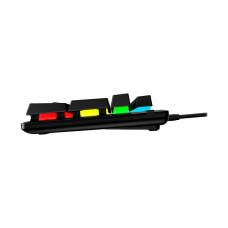 Клавиатура, HyperX, 639N5AA#ABA, Alloy Origins PBT HX Aqua, Игровая, Механическая, HyperX Aqua-Tactile switch, USB, кабель 1.8м, Подсветка RGB, Анг/Рус, Чёрный