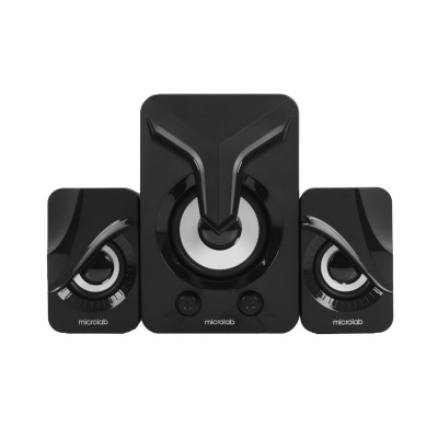 Акустическая система, Microlab, U270 Phenix, USB, LED, 5 Вт + 3 Вт x2, Вход: стерео 3,5 мм, Регулировки на передней панели, Черный