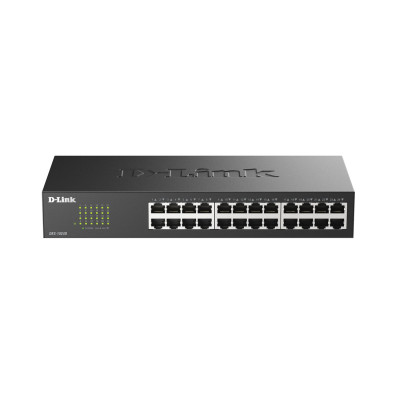 Коммутатор, D-Link, DES-1024D/H2A, Неуправляемый, 24 порта 10/100M RJ45, Корпус металл, 1U
