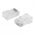 Коннектор RJ-45 Cablexpert PLUG3UP6/10, упаковка Connector for UTP, (в пакете 10 штук)