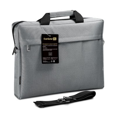 Сумка для ноутбука ExeGate Start S15, EX205136RUS up to 15.6", grey