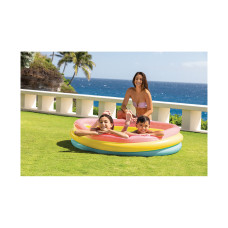 Детский надувной бассейн Sunset Glow 147 х 33 см, INTEX, 57422NP, Винил, 275л., 2+, Надувное дно, Многоцветный, Цветная коробка