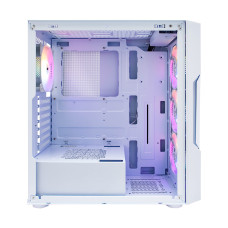Компьютерный корпус, 1STPLAYER, T7 P WH, T7-P-WH-4F7-W, ATX / M-ATX / ITX, 1*3.5"/3*2.5", Кулер 4*12см, Высота кулера до 185 мм, Длина VGA до 340 мм, 235410440 мм, Без Б/П, Белый