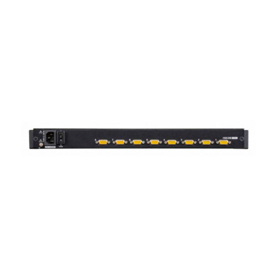 КВМ-консоль с переключателем, ATEN, CL1308N-ATA-RG, 19", 8P, PS/2-USB, VGA, LCD, KVM Switch, W/RU KBW/EU CORD