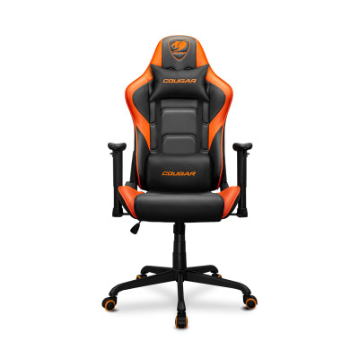 Игровое компьютерное кресло, Cougar, Armor Elite, Искусственная кожа PU AIR, (Ш)54,5*(Г)49*(В)126(133) см, Чёрно-Оранжевый