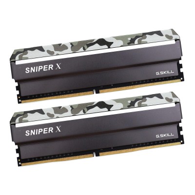Оперативная память G.Skill Sniper X F4-3200C16D-32GSXFB, DDR4, 32 GB, Urban Camo DIMM kit <3200MHz> (2x16GB)