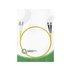 Патч корд оптоволоконный,, LC/APC-ST/UPC SM 9/125 Duplex 2.0мм 1 м, LSZH