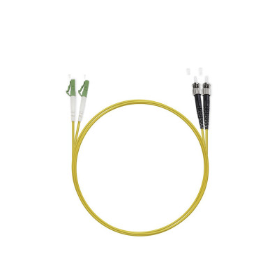 Патч корд оптоволоконный,, LC/APC-ST/UPC SM 9/125 Duplex 2.0мм 1 м, LSZH