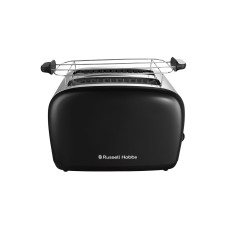 Тостер, Russell Hobbs, 26550-56,Количество режимов обжаривания 6, Кол-во отделений 2 ,Цвет Черный ,Материал корпуса ,Металл ,Функции тостера ,Размораживание ,Мощность, Вт 1600