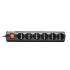 Сетевой фильтр, Trip-lite, GR16-1379T, 6 розеток, 1.5 метров, 220-240В, 13A, картонная коробка, чёрный