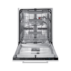 Встраиваемая посудомоечная машина, Samsung, DW60A6092BB/WT, Авто открытие дверцы, 3 уровня корзины, 60 см, Белый