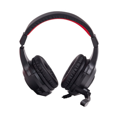 Гарнитура, XG, XH-700RGB, Микрофон поворотный, Динамики 40 мм, 32 мВт, 20-20000гц, 2*3,5 MiniJack, Регулятор громкости, Длина кабеля 2 м, Черный