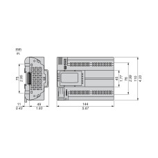 ПЛК М172 SE TM172PDG28RI M172 дисплей 28 I/O ETH 2 RS485