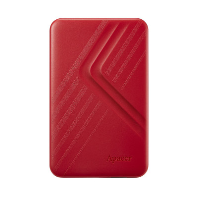 Внешний жёсткий диск, Apacer, AC236, AP1TBAC236R-1, 1TB, 2.5", USB 3.1, Красный