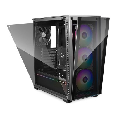 Корпус ATX midi tower DeepCool, Matrexx 70 ADD-RGB 3F, (без БП), black Case