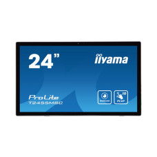 Монитор, iiyama, ProLite PL2455M, T2455MSC-B1, 24", 3840x2160, IPS, 60 Гц, HDMI (v2.0), DP(v1.2), DVI, USB (v3.2 x2), 350кд/м2, 1000:1, 4мс, Регулировка наклона/поворота/высоты/вращения, 100x100, 178/178, 16:9, 16.7, Черный