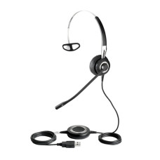 Гарнитура, Jabra, 2496-823-309, Jabra BIZ 2400 II Mono USB 3-1, Проводная, Односторонняя гарнитура, мягкий кожзаменитель, -10°C to + 50°C, накладные