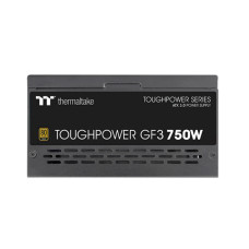 Блок питания, Thermaltake, Toughpower GF3 750W Gold, PS-TPD-0750FNFAGE-4, 750W, ATX 3.0, Gold, APFC, 20+4pin, 4+4pin, 8pin, 12*Sata, 4*Molex, 4*PCI-E 6+2pin, 1*12VHPWR, FDD, Modular, Вентилятор 13.5см, 150х86х160мм, Чёрный