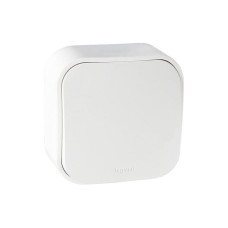 Выключатель без фиксации (кнопка), Legrand, 782405, Forix 6A 250В IP20 накладной белый