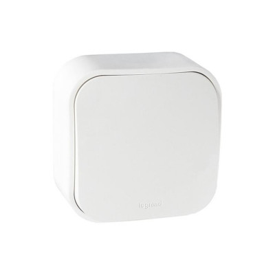 Выключатель без фиксации (кнопка), Legrand, 782405, Forix 6A 250В IP20 накладной белый