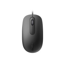Компьютерная мышь, Rapoo, N200, Оптическая, 1000dpi, USB, Количество кнопок 3, Длина кабеля 1,5 метра, Чёрный