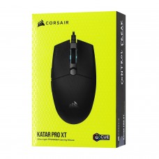 Мышь Corsair, Katar PRO XT, Optical, 12400 dpi, USB, Черный 