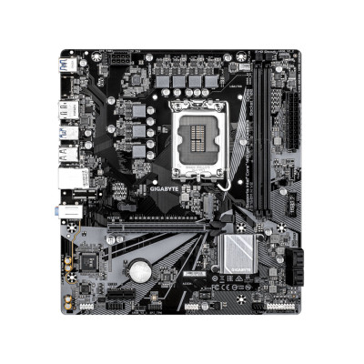 Материнская плата, Gigabyte, B760M H V2 (4719331878054), LGA1700, iB760, 2xDDR5 4000/4800/8000(OC), 4xSATA3, 1xM.2 (PCI-E 4.0x4/x2), Raid, 1хDP, 1xHDMI, 1xPCI-Ex16, 1xPCI-Ex1, mATX