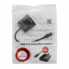 Конвертер USB Type-C 3.1 -> DisplayPort, Cablexpert, A-CM-DPF-01 