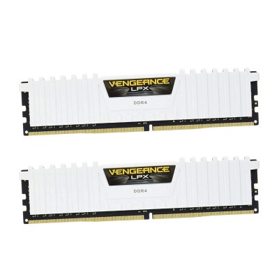 Оперативная память Corsair Vengeance LPX, CMK16GX4M2B3200C16W (for SKL), DDR4, 16 GB, white DIMM Kit <3200MHz> (2x8GB), 16-18-18-36,,