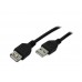 Кабель USB, Cablexpert CCP-USB2-AMAF-6, 1.8m Cable (удлинитель) Type Am- Af, USB 2.0, black Кабель USB, Cablexpert CCP-USB2-AMAF-6, 1.8m Cable (удлинитель) Type Am- Af, USB 2.0, black