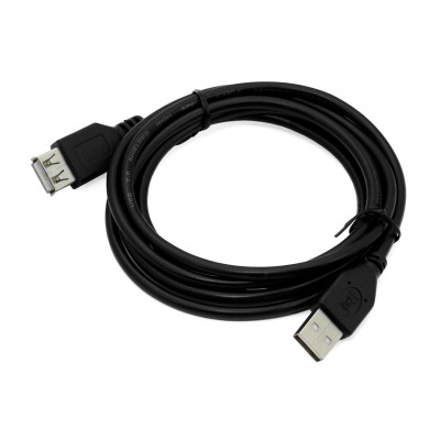 Кабель USB, Cablexpert CCP-USB2-AMAF-6, 1.8m Cable (удлинитель) Type Am- Af, USB 2.0, black Кабель USB, Cablexpert CCP-USB2-AMAF-6, 1.8m Cable (удлинитель) Type Am- Af, USB 2.0, black