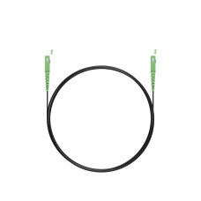 Абонентский FTTH Патч Корд,, SС/APC-SC/APC SM 1 м, Для внешней прокладки, Чёрный, Усиленный, LSZH