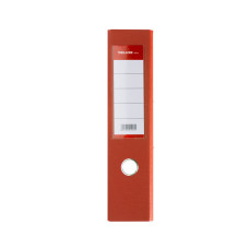 Папка-регистратор с арочным механизмом, Deluxe, Office 3-OE6 (3" ORANGE), А4, 70 мм, 1200 мкм. (2 мм.), PVC/PVC, Разборная, оранжевый
