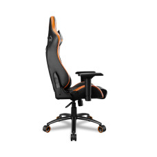 Игровое компьютерное кресло, Cougar, OUTRIDER S, Искусственная кожа PU AIR, (Ш)53*(Г)57*(В)119 (127) см, Чёрно оранжевый