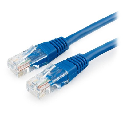 Патч-корд Cablexpert PP10-0.5M/B, синий Cable Patch cord UTP 5e-Cat 0.5 m