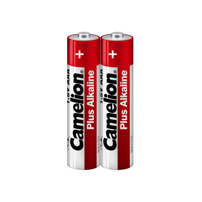 Батарейка, CAMELION, LR03-SP2, Plus Alkaline, AAA, 1.5V, 1150 mAh, 2 шт в плёнке