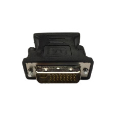 Переходник, iPower, DVI 24+5 на VGA (D-Sub), (Маленький пластиковый адаптер), черный
