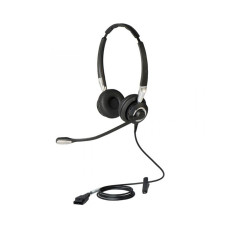 Гарнитура, Jabra, 2409-820-204, Jabra BIZ 2400 II Duo QD, Проводная, Шумоподавление, два динамика, накладные, Искусственная кожа
